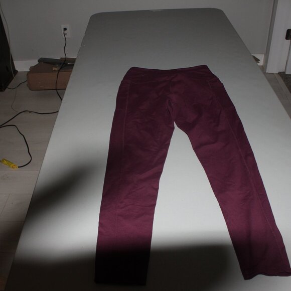 Maroon Skechers High Waist Leggings Size Medium - Picture 8 of 9